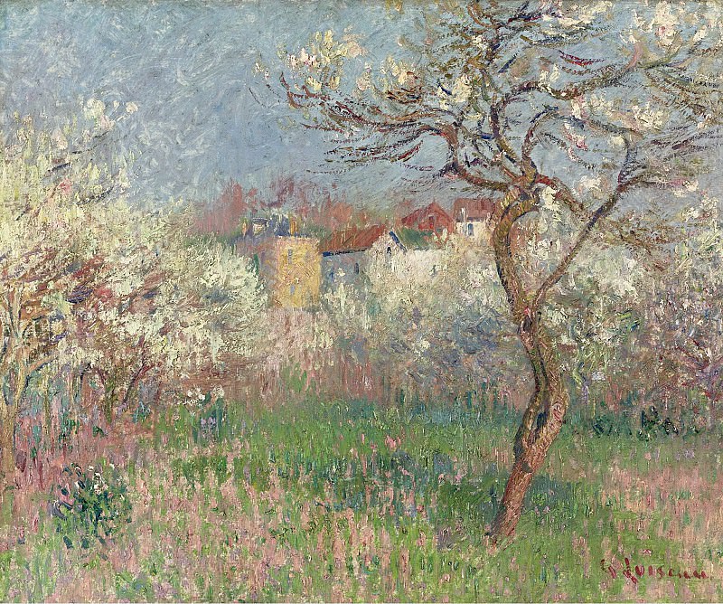 Gustave Loiseau - Spring, Outskirts of Pontoise, 1920. Sotheby’s
