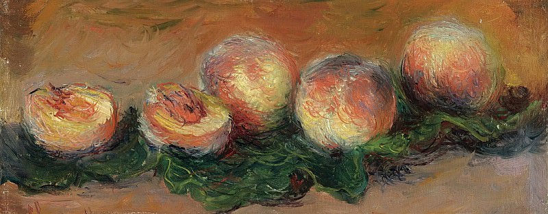 Claude Monet - Peaches, 1882. Sotheby’s