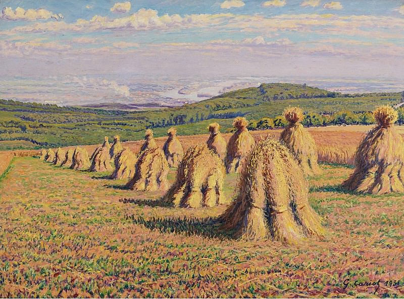 Gustave Cariot - Haystacks. Картины с аукционов Sotheby’s