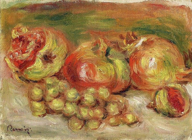 Pierre Auguste Renoir - Granates and Grapes. Sotheby’s