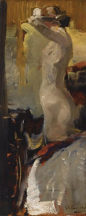 Брейтнер, Георг Хендрик - Standing Nude. Картины с аукционов Sotheby’s