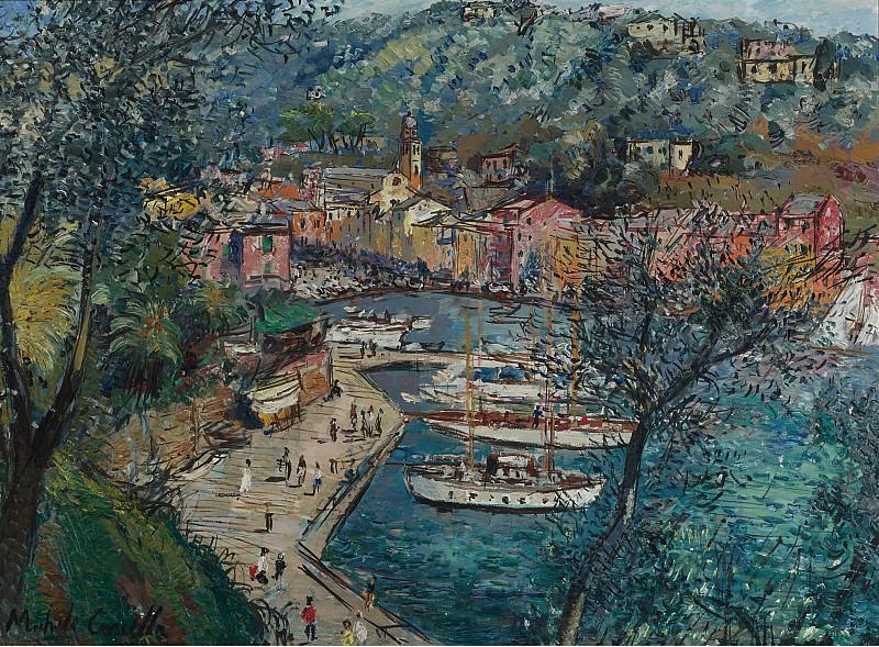 Michele Cascella - Portofino. Картины с аукционов Sotheby’s