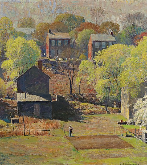 Daniel Garber - In the Springtime, 1954. Sotheby’s