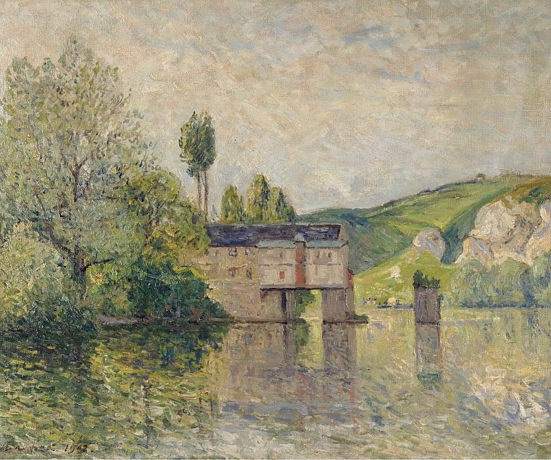 Maxime Maufra - The Watermill, Les Andelys, 1902. Sotheby’s