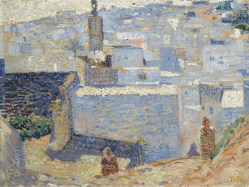 Theo van Rysselberghe - Town in Marocco, 1888. Sotheby’s