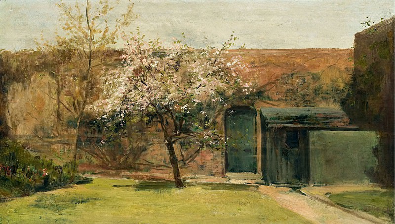 Charles Conder - Blossoming, Chantemesle, 1893. Картины с аукционов Sotheby’s