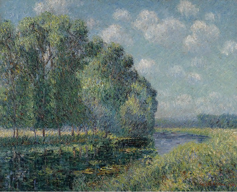 Gustave Loiseau - The Bena of the Eure, 1904. Sotheby’s