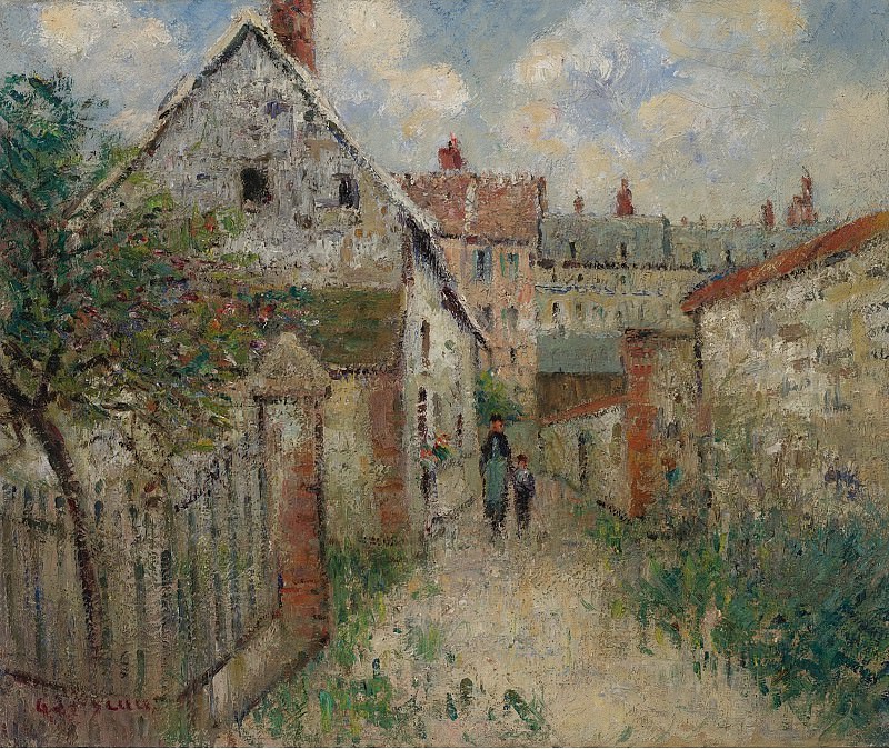 Gustave Loiseau - The Village Street (Louviers), 1928. Sotheby’s