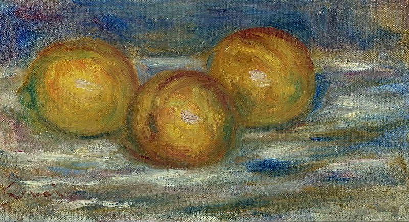 Pierre Auguste Renoir - Three Lemons, 1915. Sotheby’s