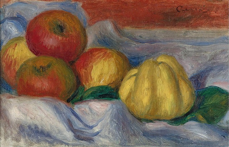 Pierre Auguste Renoir - Still Life with Apples and Quince. Картины с аукционов Sotheby’s