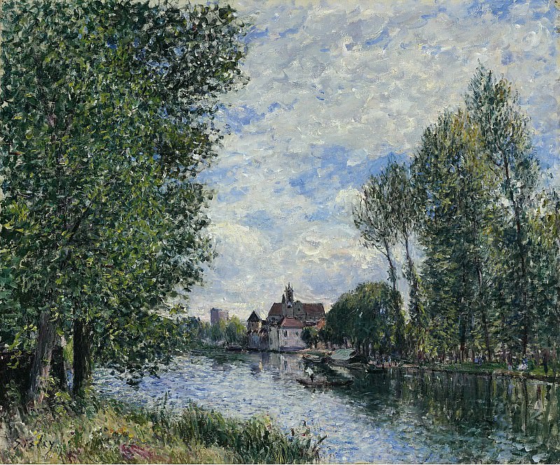 Alfred Sisley - The Summer in Moret, 1888. Sotheby’s