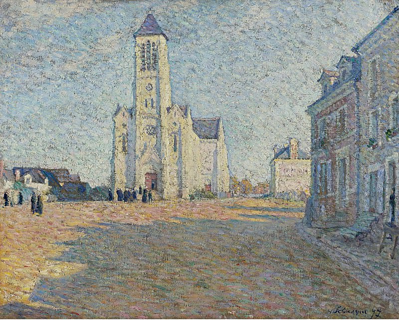Henri Lebasque - Church in the Village. Картины с аукционов Sotheby’s