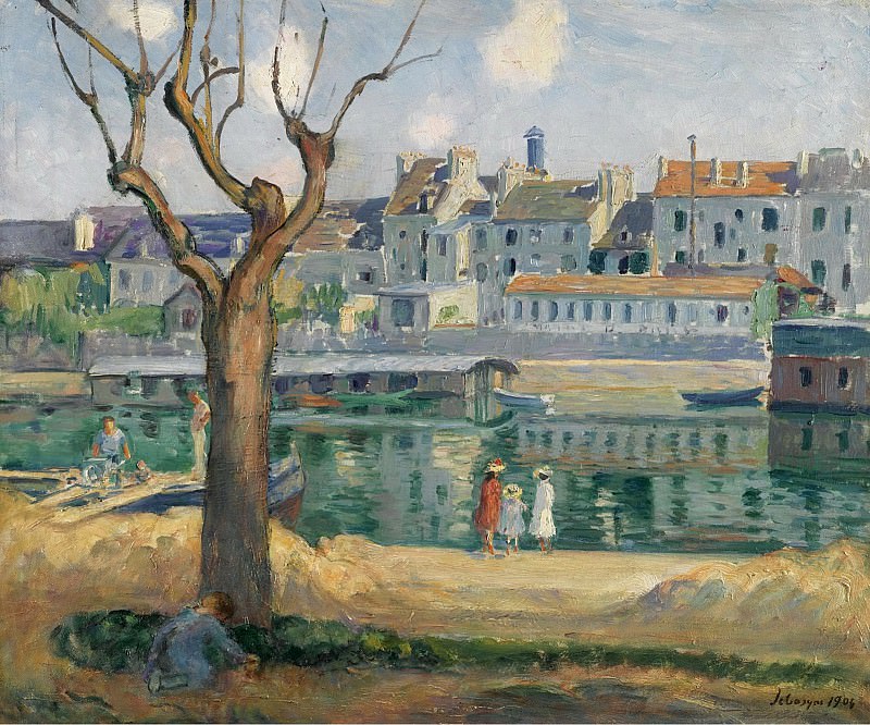 Henri Lebasque - View to the Quay of Pamponne, 1904. Sotheby’s