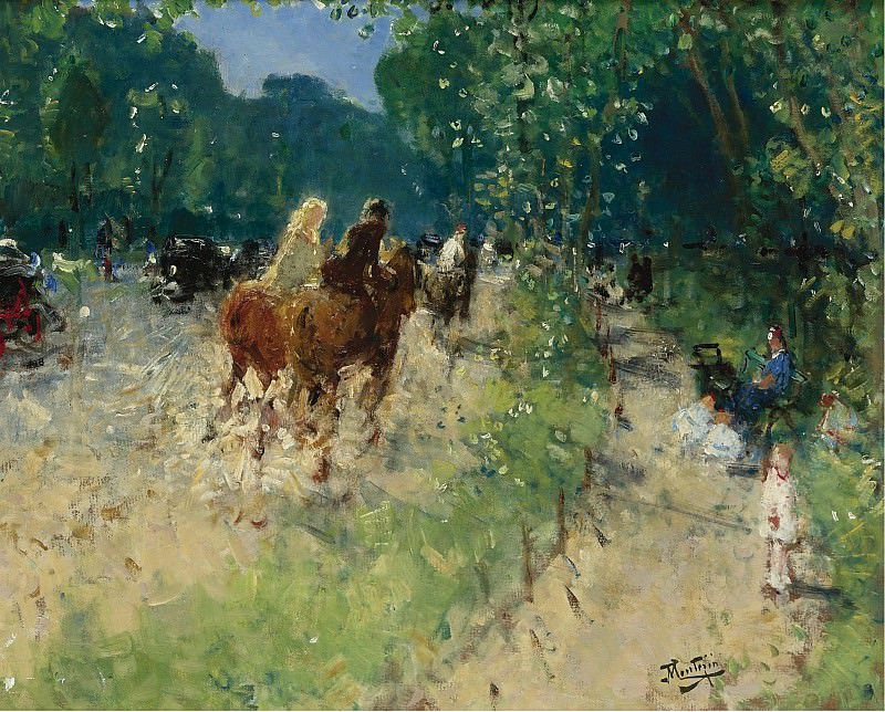 Монтезин, Пьер Эжен - The Forest of Boulogne. Картины с аукционов Sotheby’s