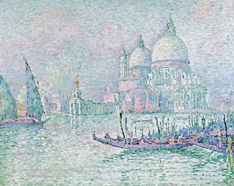 Paul Signac - Venice. The Salute. Green, 1908. Sotheby’s