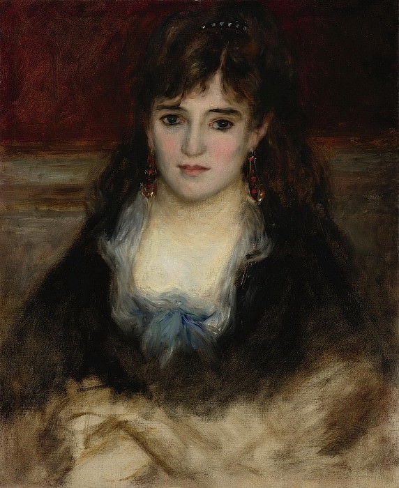 Pierre Auguste Renoir - Portrait of Nini, 1874. Картины с аукционов Sotheby’s