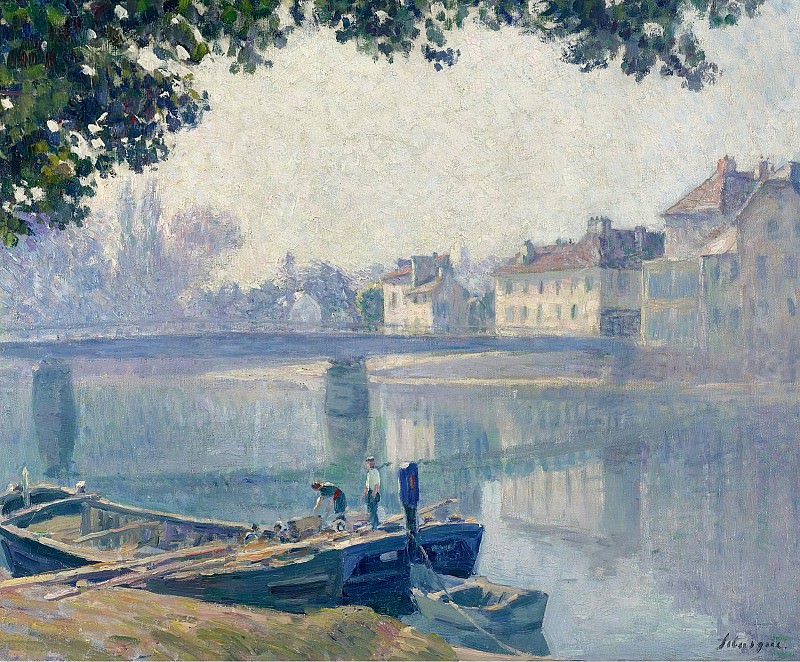 Henri Lebasque - Banks of the Marne, 1907. Sotheby’s