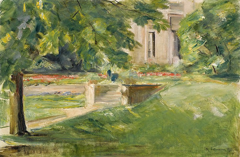 Max Liebermann - House and Terrace to the Southwest, 1923. Sotheby’s