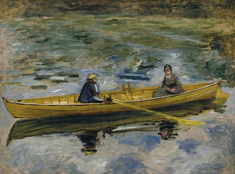 Pierre Auguste Renoir - Claude Monet with Mme Henriot, 1880. Картины с аукционов Sotheby’s