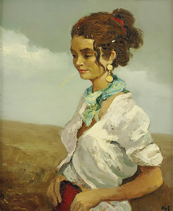 Marcel Dyf - Young Woman of the Camargue. Sotheby’s