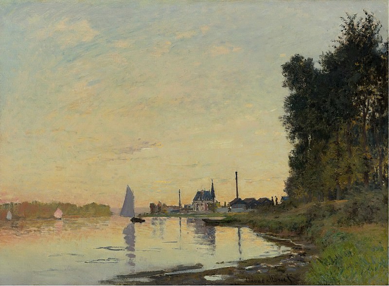 Claude Monet - Argenteuil, Late Afternoon, 1872. Sotheby’s