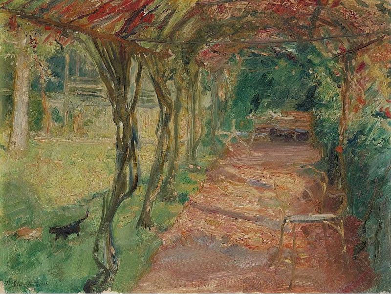 Max Slevogt - Under an Arbour, 1901. Картины с аукционов Sotheby’s