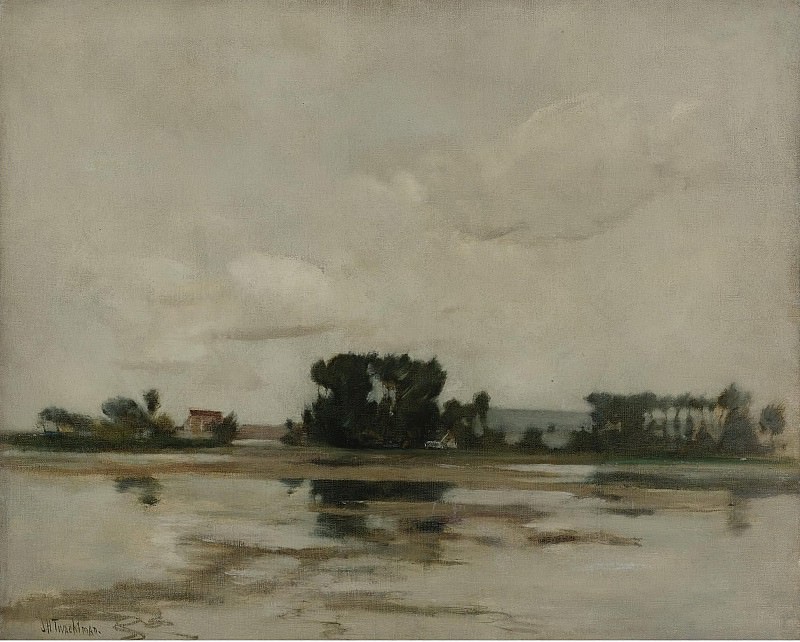John Henry Twachtman - The Pond, 1884. Sotheby’s