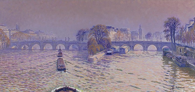 Gustave Cariot - Pont Neuf, Paris. Sotheby’s
