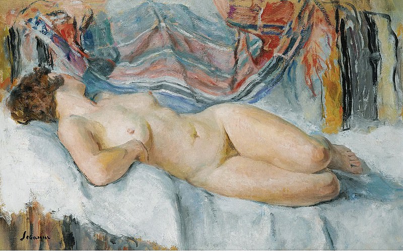 Henri Lebasque - Nude on the Bed, 1905. Sotheby’s