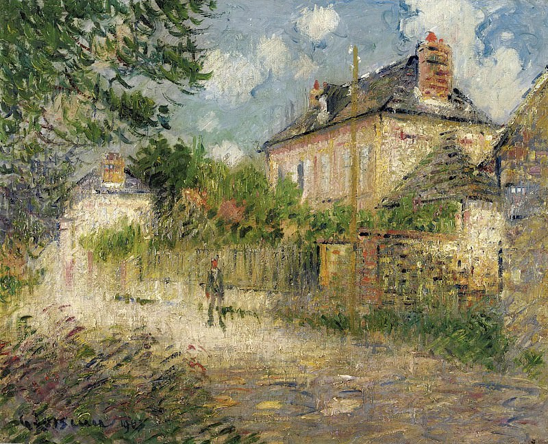 Gustave Loiseau - The House of Monsieur Compon at Vaudreuil, 1923. Sotheby’s