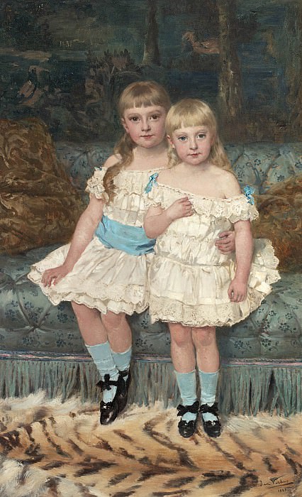 Jan VERHAS Two Sisters 37640 617. часть 3 - европейского искусства Европейская живопись