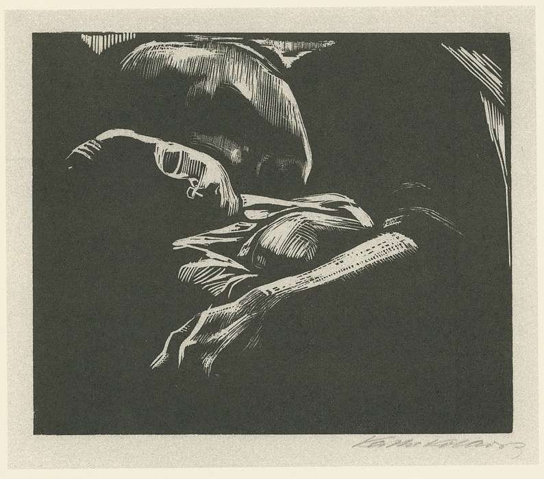 KГ¤the Kollwitz Sleeping Woman with Child 39130 1124. часть 3 - европейского искусства Европейская живопись