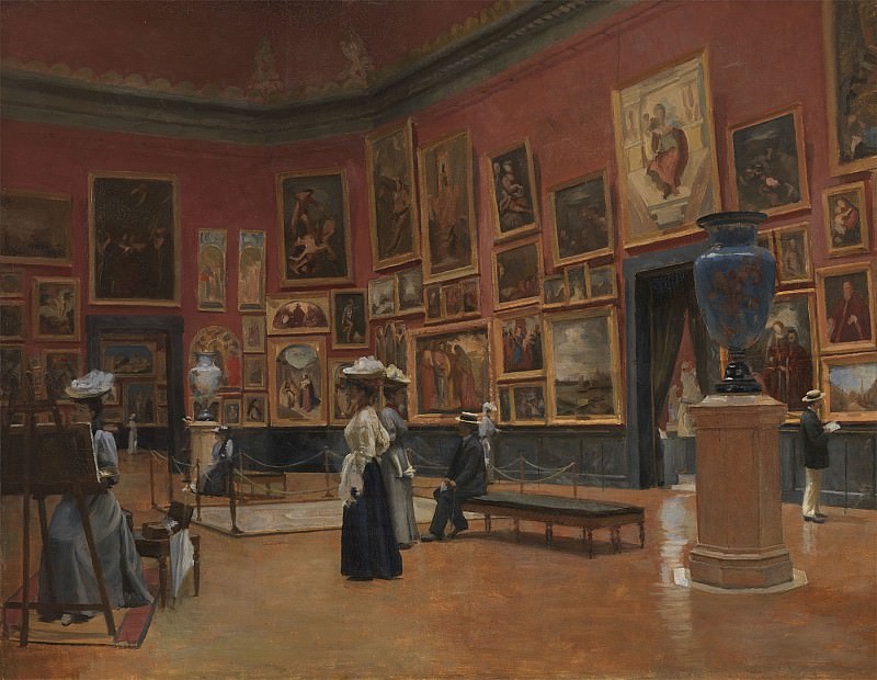 Jules BERNARD Visitors to the museum in Grenoble 122524 121. часть 3 -- European art Европейская живопись