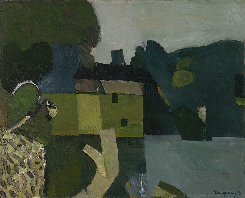House by a lake 26564 20. часть 3 - европейского искусства Европейская живопись