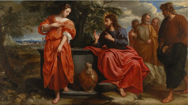 JACOB VAN OOST The Younger Christ and the Samaritan Woman at the Well 32306 316. часть 3 - европейского искусства Европейская живопись