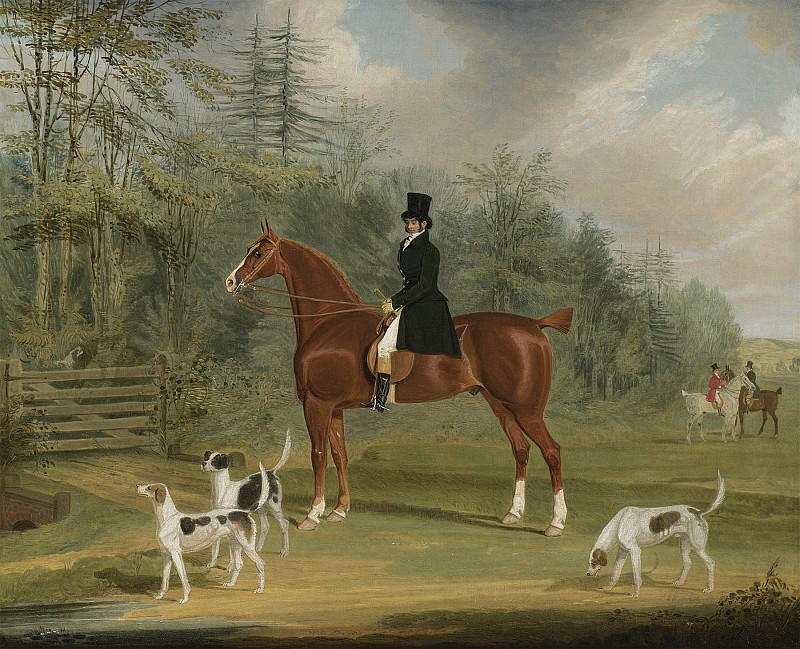 James Pollard Edward Brockman Esquire MP with the East Kent hounds 99759 20. часть 3 -- European art Европейская живопись