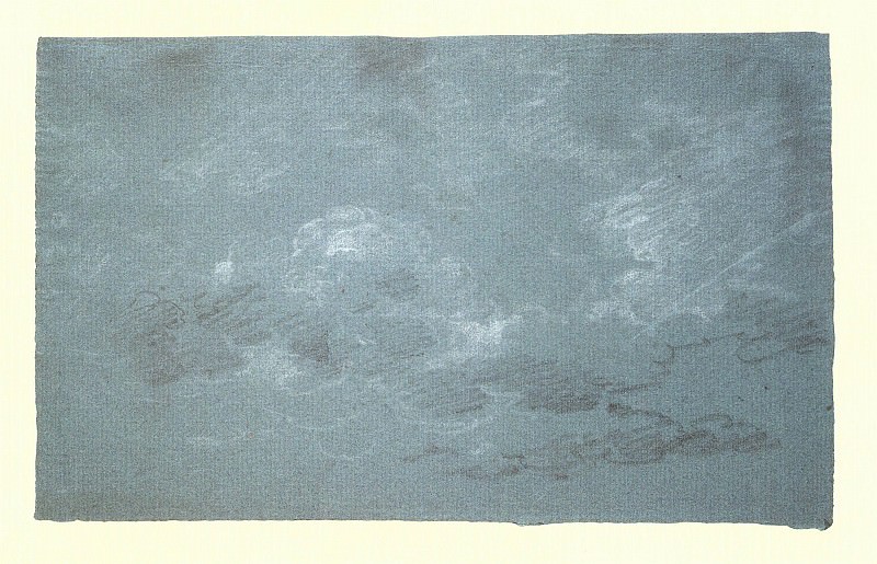 Johann Georg von Dillis Cumulus Clouds 9510 1124. часть 3 - европейского искусства Европейская живопись