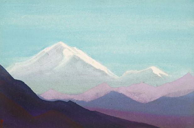 Himalayas #122 Clear snows. Roerich N.K. (Part 4)
