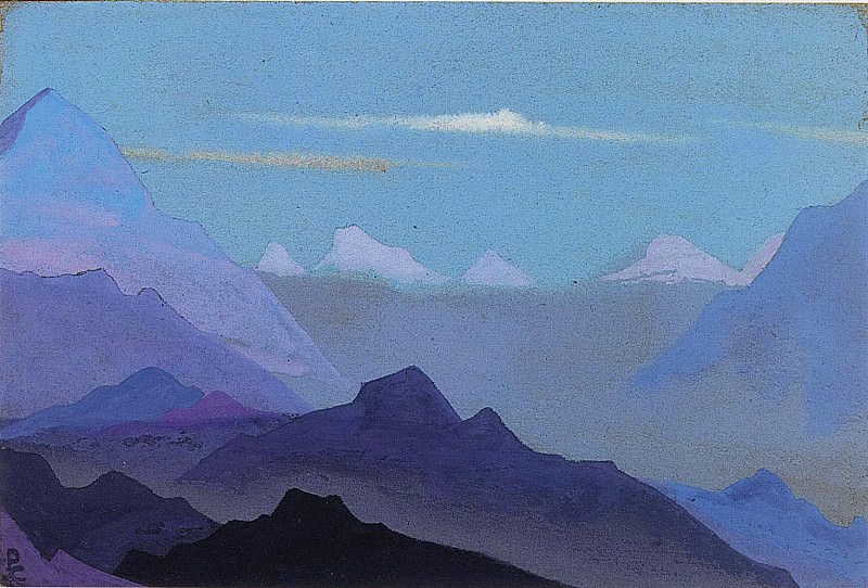 Himalayas. Twilight # 57, Roerich N.K. (Part 4)