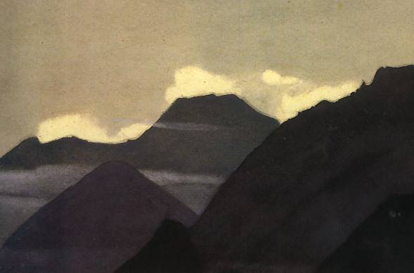 Kuluta # 221 Kuluta (Mountain before dawn). Roerich N.K. (Part 4)