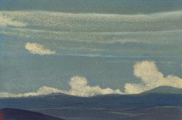 Himalayas # 73 Mystic game clouds. Roerich N.K. (Part 4)