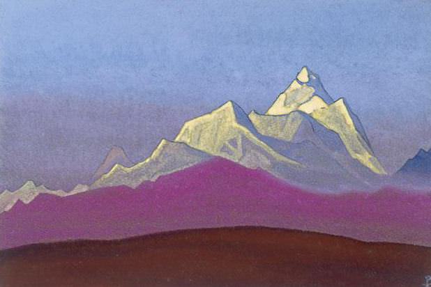 Himalayas #121 Mountain colors. Roerich N.K. (Part 4)