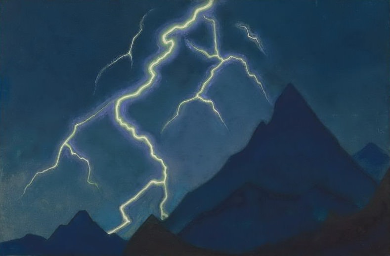 Lightning # 189 Call sky (Lightning). Roerich N.K. (Part 4)