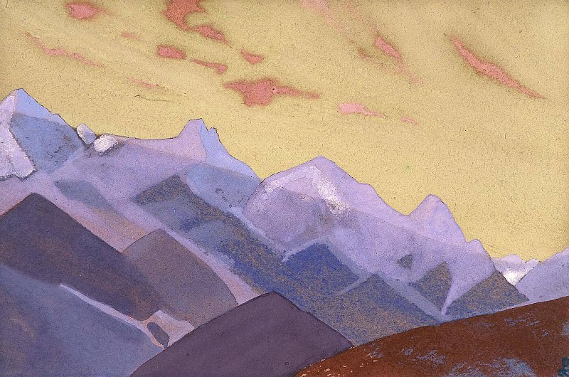 Ridge, approaches to Everest # 130],. Roerich N.K. (Part 4)