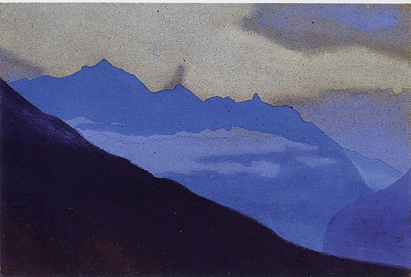 Hill of Bells. Lahul # 135. Roerich N.K. (Part 4)