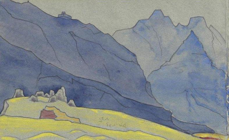Tibetan sketch (2). Roerich N.K. (Part 4)