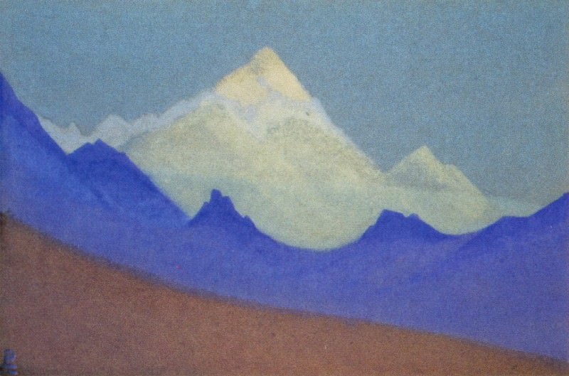 The Himalayas # 101 The dying peaks. Roerich N.K. (Part 4)