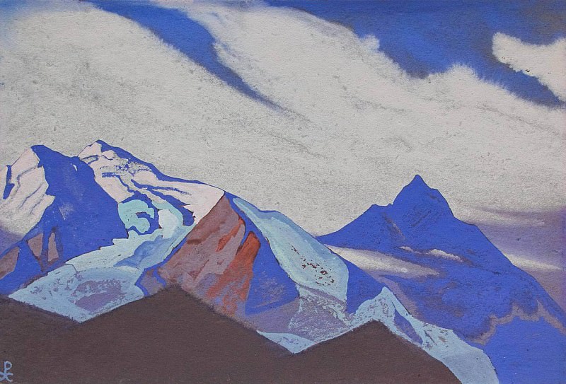 Гималаи #175 Снежные вершины. Рерих Н.К. (Часть 4)