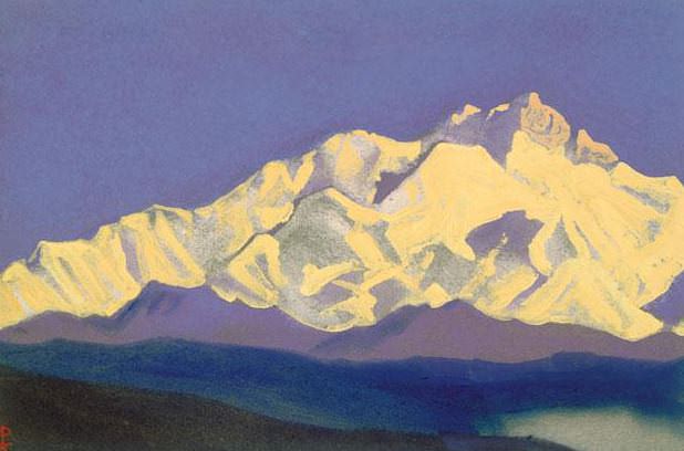 Himalayas #133 Snow breaks. Roerich N.K. (Part 4)