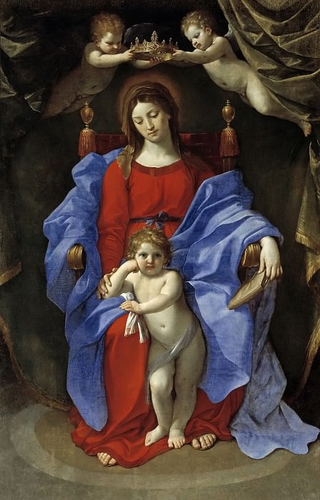 Reni, Guido -- Virgen de la silla. Part 1 Prado museum